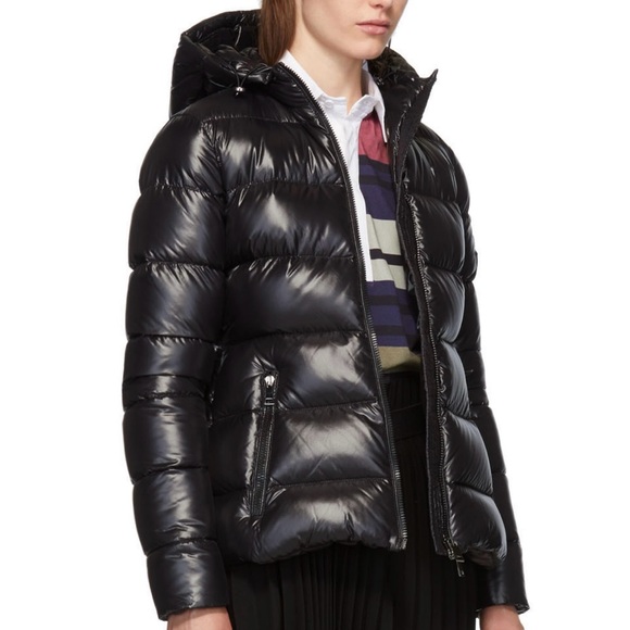 Moncler Black Down Rhin Jacket  Size 1 - Picture 3 of 16